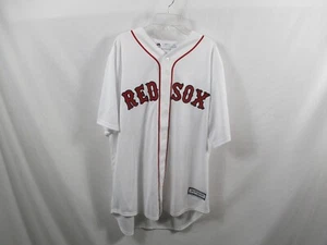 Red Sox Mens Jersey Shirt Large White Red Punishill 19 Baseball Button Polyester - Picture 1 of 10