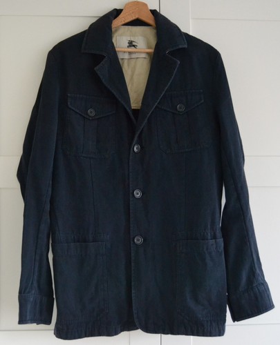 Giacca da lavoro Burberry London uomo blu navy taglia M