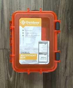 Outdoor Products Watertight Box Large, Shocking Orange, Brand New, Water Sports - Picture 1 of 8