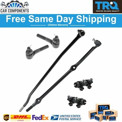 Nuevo kit de dirección de manga de enlace de arrastre de extremo de barra de amarre delantera TRQ para Jeep Grand 1993-1998 Foto 1 de 4