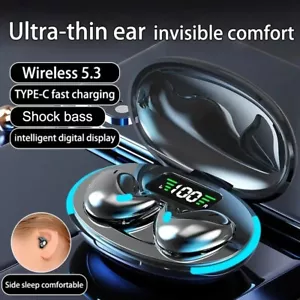 Bluetooth Ohrhörer Headset TWS5.3 linear drahtloser Kopfhörer unsichtbar für alle Telefone - Bild 1 von 27
