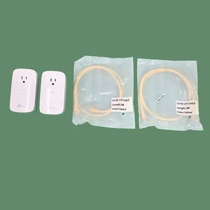 TP-Link AV2000 2 Port Gigabit Pass-through Powerline Adapter TL-PA9020P Set Of 2 - Photo 1/12