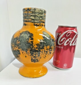 Scarce West German Pottery Mid Century Gerhards Vase Terrific Retro Colours - AF - Picture 1 of 12