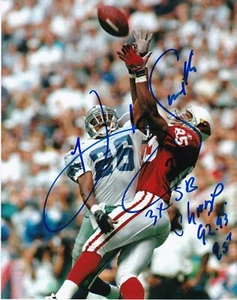 KEVIN SMITH DALLAS COWBOYS 3 X SB CHAMP ACTION SIGNED 8x10 - Picture 1 of 1