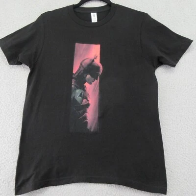 Batman Tultex Boys Graphic T-Shirt Black Crew Neck 100% Cotton Shirt L New - Image 1 of 4