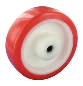 Edelstahlrollen Rad Ø125mm Polyurethan - Bild 1 von 1