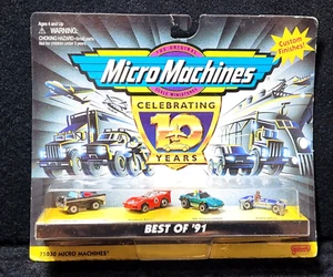Vintage 1996 Micro Machines Celebrating 10 Years Best of 91 Set - Picture 1 of 6