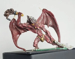 1979 Ral Partha Balrog Flame Demon LotR 25 mm mazmorras y dragones de metal vintage - Imagen 1 de 12