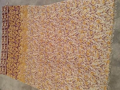 Chan Luu NUEVO CON ETIQUETAS 62"X48" Combo Bufanda Floral Oro Miel Foto 1 de 4