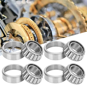4Pcs High Speed Tapered Roller Bearings 25Mm Axles Trailer Wheel Hub Bearings Ki - Picture 1 of 12