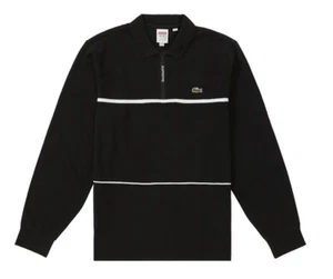 Lacoste Live X SUPREME Pique Long Sleeve Polo - Picture 1 of 8