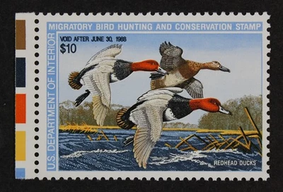 CKStamps: US Federal Duck Stamps Collection Scott#RW54 $10 Mint NH OG - Image 1 of 2