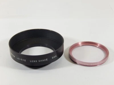 DE COLECCIÓN TIFFEN LS-642 SERIE 6 ATORNILLABLES 46mm METAL PARASOL Y FILTRO SKY 1A Foto 1 de 3