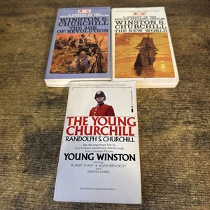 Winston S. Churchill lot of 3 paperback books, w/The Young Churchill by Randolph - Picture 1 of 2