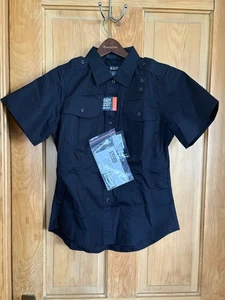 511 Tactical Shirt Damen Extra Small Schwarz Kurzarm Ripstop Utility NEU - Bild 1 von 9