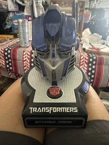 Transformers SIDESHOW POPBOX Optimus Electronic Light Up Bust Statue Rare A2 - Bild 1 von 15