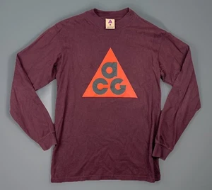Nike ACG Burgundy Long Sleeve Graphic Crew Neck Mens Sweatshirt Medium DC4079 - Bild 1 von 8