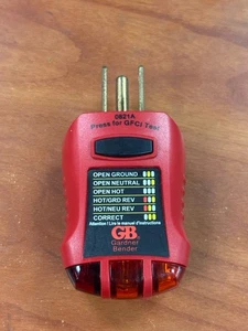 USED GB GARDNER BENDER GFI-3501 GFCI OUTLET TESTER (QUC025836) - Picture 1 of 2