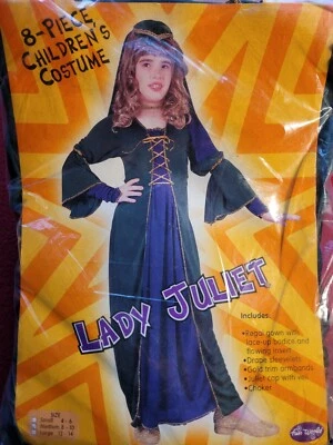  Disfraz de Halloween para dama Julieta talla 8-10  Foto 1 de 4