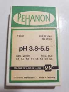 PEHANON pH-Indikatorpapier pH-Streifen pH 3,8 - 5,5 (Packung 2) - Bild 1 von 3
