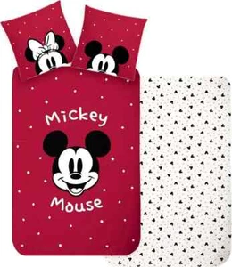Walt Disney "Mickey Mouse" Bettwäsche 100% Baumwolle 135x200cm Bezug Decke - Bild 1 von 4