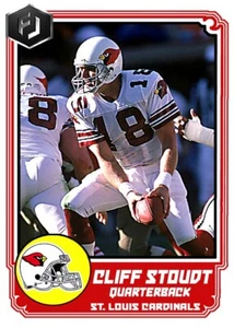 ACEO CLIFF STOUDT ST. LOUIS CARDINALS CUSTOM HAND MADE ART CARD - Picture 1 of 2