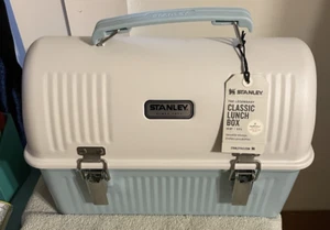 NWT Stanley 10qt Stainless Steel Lunch Box Soft Blue Hearth & Hand Magnolia - Picture 1 of 3