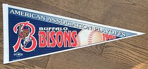 1996 Buffalo Bisons Vintage American Association Playoffs Team Logo Pennant