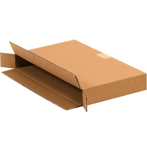 BF1529FOL Side Loading Corrugated Cardboard Boxes, 15" X 2" X 9", for Shipping, - Picture 1 of 12
