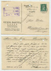 93339 - Postkarte Herm. Bartel, Polstermaterialien - Essen 21.3.1927
