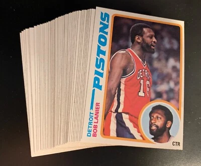 LOT OF 50 1978 TOPPS #125 BOB LANIER PISTONS HOF RAZOR SHARP VENDING .99 SH - Image 1 of 3