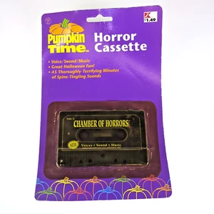 Chamber of Horrors Cassette Tape Spooky Terrifying Halloween Sounds Vintage NOS - Picture 1 of 9