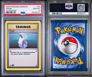 PSA 10 TRANK 94 1ST EDITION GERMAN BASE SET 1999 POKEMON VINTAGE wotc Potion - Picture 1 of 1