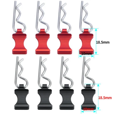 FLYXM 4pcs/set R-type Body Shell Clips Pin For 1:6 RC Axial SCX6 AXI05000 Car - Image 1 of 4