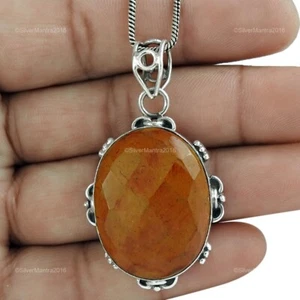 Ovale Naturale Diaspro Argento Sterling Mamma Anniversario Fatto a Mano Lunetta - Foto 1 di 5