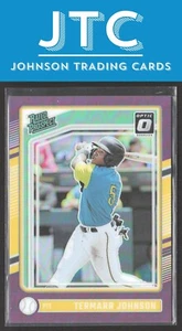 2024 Donruss Termarr Johnson Optic Purple Prizm Pittsburgh Pirates #/49 - Picture 1 of 2
