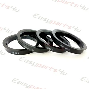 4x Felgen Zentrierringe 68,0 - 57,1 mm Zentrierungsringe Für Alufelgen - Bild 1 von 3