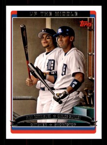 2006 Topps #658 Up The Middle (Ivan Rodriguez / Carlos Guillen) CPC Ex