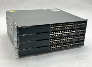 Cisco Catalyst WS-C3650-24PD-S 24-Port Gigabit Network Switch w/ 1*PSU Lot 4 - Picture 1 of 4