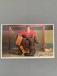 1969-71 Montreal Canadiens NHL Hockey Team Issued Postcard - Rogatien Vachon - Picture 1 of 3