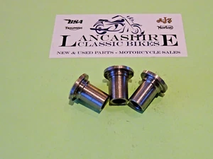 57-1146 TRIUMPH TIGER CUB 3 CLUTCH PIN SPRING NUT SET T1146 UK MADE - Picture 1 of 2