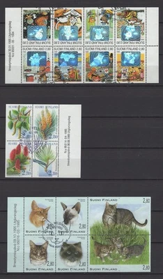Finland 1995 Mi MH 38, MH 39, MH 40 booklet panes used postaly - First Day Issue - Image 1 of 3