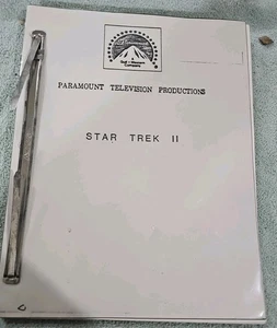 STAR TREK II WRATH OF KHAN / UNENTDECKTES LAND ORIGINAL FILMSKRIPT - Bild 1 von 2