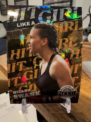 2025 Листовой Металл Женщины Спорта Hilary Swank Hit Like A Girl #1/1 - Изображение 1 из 2