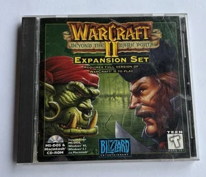 Warcraft II Beyond the Dark Portal Expansion Set PC Windows CD ROM - Picture 1 of 3