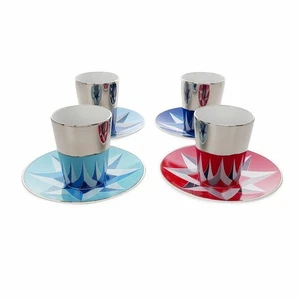Dior Tea Cup & Saucer Set 4PC 5ET0051 126737257 - Picture 1 of 2