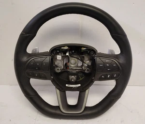 OEM 2015-2023 Dodge Charger Flat Bottom Scat Pack Steering Wheel 6TU491XPAC - Picture 1 of 15