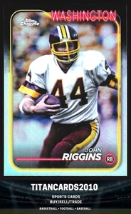 John Riggins 2024 Topps Chrome Silver Refractor Washington Redskins #194 - Bild 1 von 2