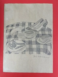 Tom Wesselmann (Handmade) Drawing mixed media on paper signed & stamped - Picture 1 of 2