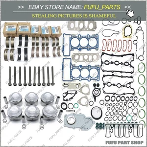 Engine Overhaul Rebuild Pistons Kit For Audi A4 A5 B8 Q5 C6 A6 3.2 FSI CALA CALB - Picture 1 of 7